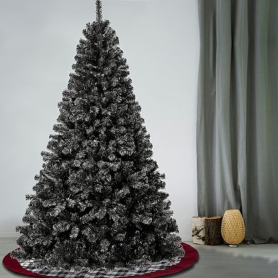 National Tree Company First Traditions 7.5-ft. Color Pop Black Artificial Christmas Tree