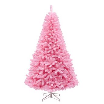 National Tree Company First Traditions 7.5-ft. Color Pop Pink Artificial Christmas Tree