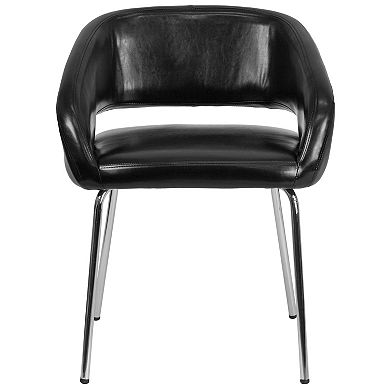 Flash Furniture Fusion Series Contemporary LeatherSoft Side Reception Chair