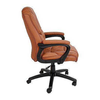 Flash Furniture Flash Fundamentals Big & Tall LeatherSoft Swivel Office Chair 