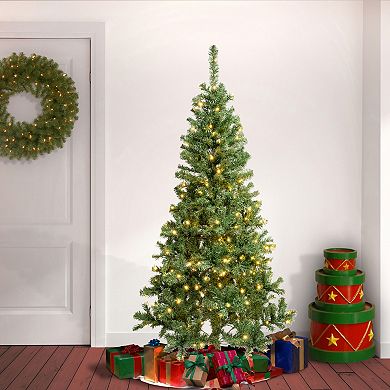National Tree Company First Traditions Pre-Lit 6-ft. Linden Spruce Artificial Christmas Tree