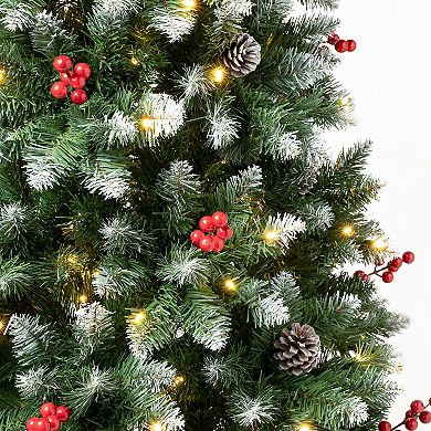 National Tree Company First Traditions 7.5-ft. Cullen Pine Slim Artificial Christmas Tree