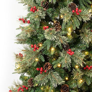 National Tree Company First Traditions 7.5-ft. Virginia Pine Slim Tree Artificial Christmas Tree