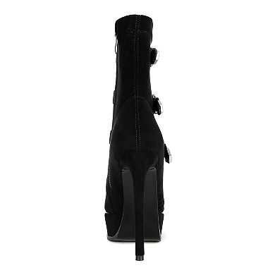 Rag & Co Beaux Women's Stiletto Ankle Boots