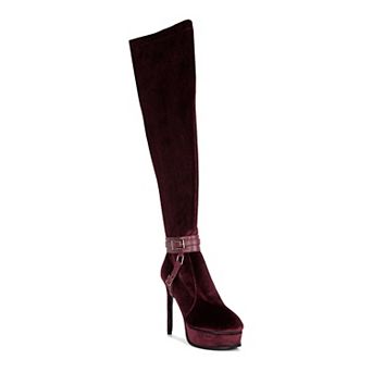 Rag & Co Bison Women's Heeled Thigh-High Boots