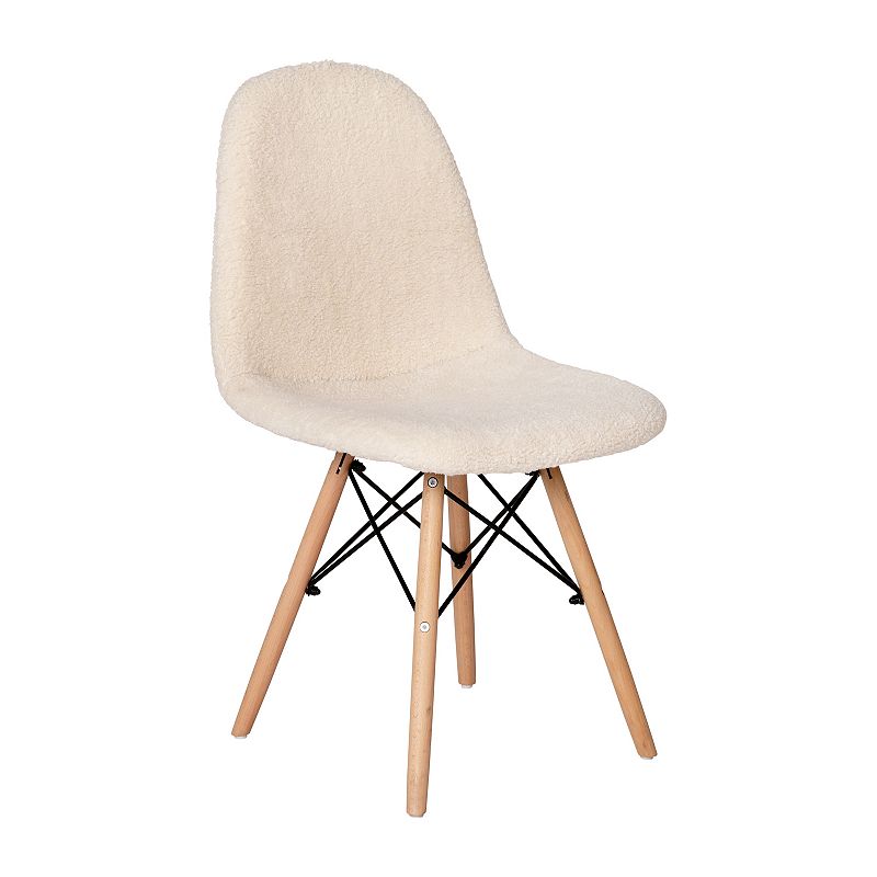 Flash Furniture Zula Modern Accent Chair, White