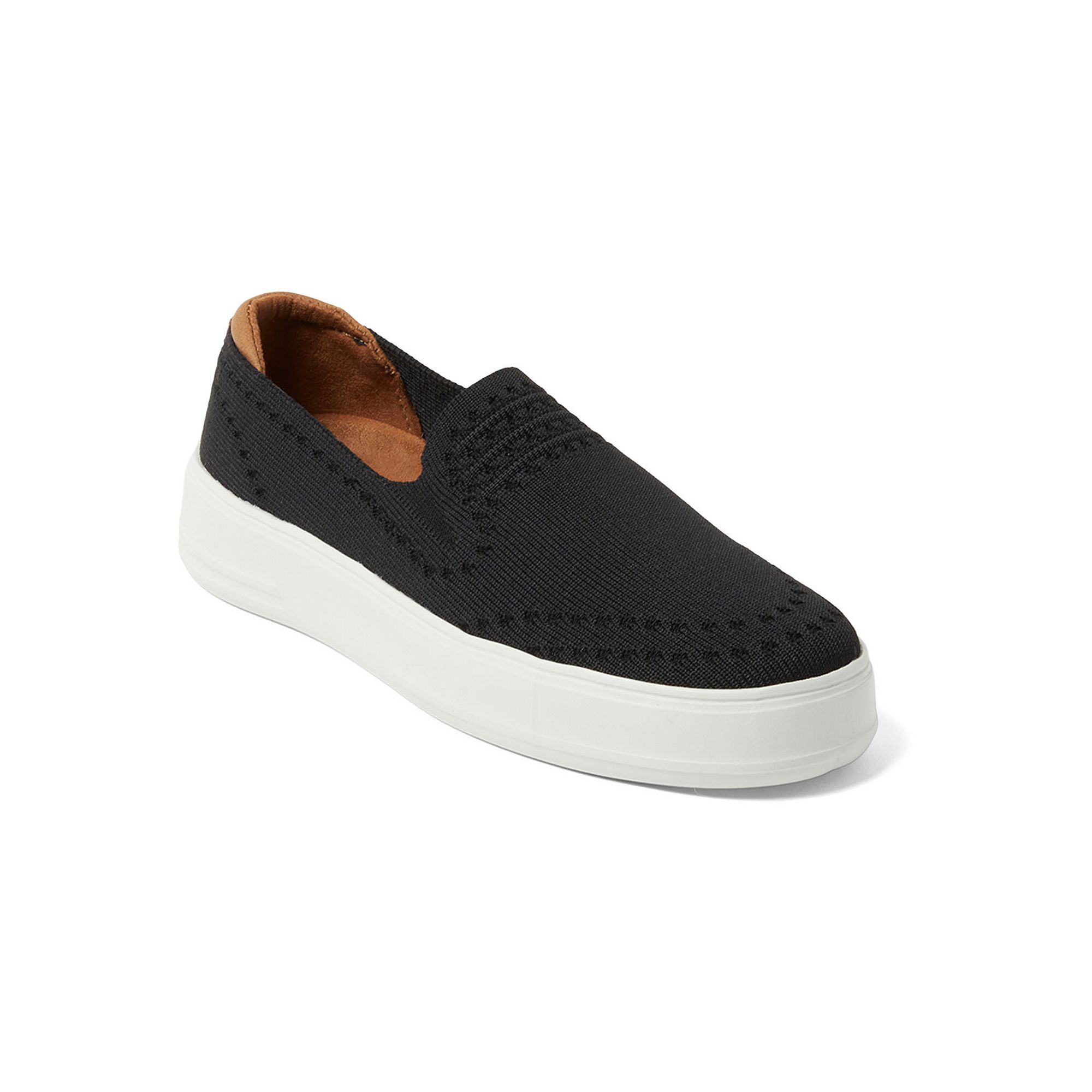 Original Comfort by Dearfoams Sophie Womens Slip-On Shoes, Size: 6, Black 