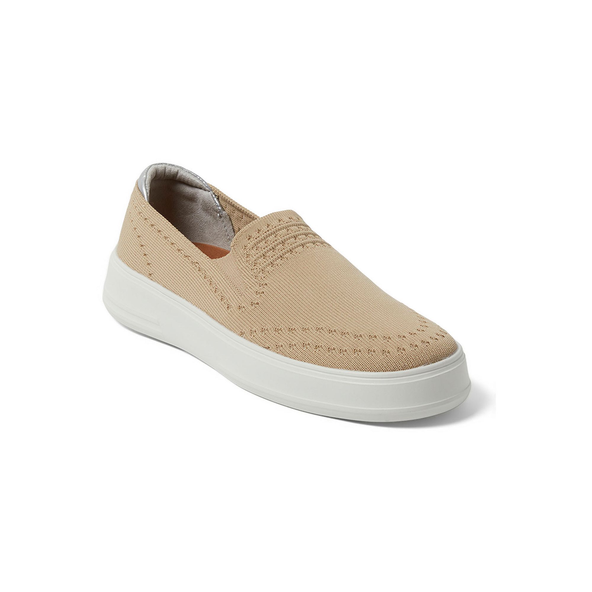 Original Comfort by Dearfoams Sophie Womens Slip-On Shoes, Size: 6, Latte