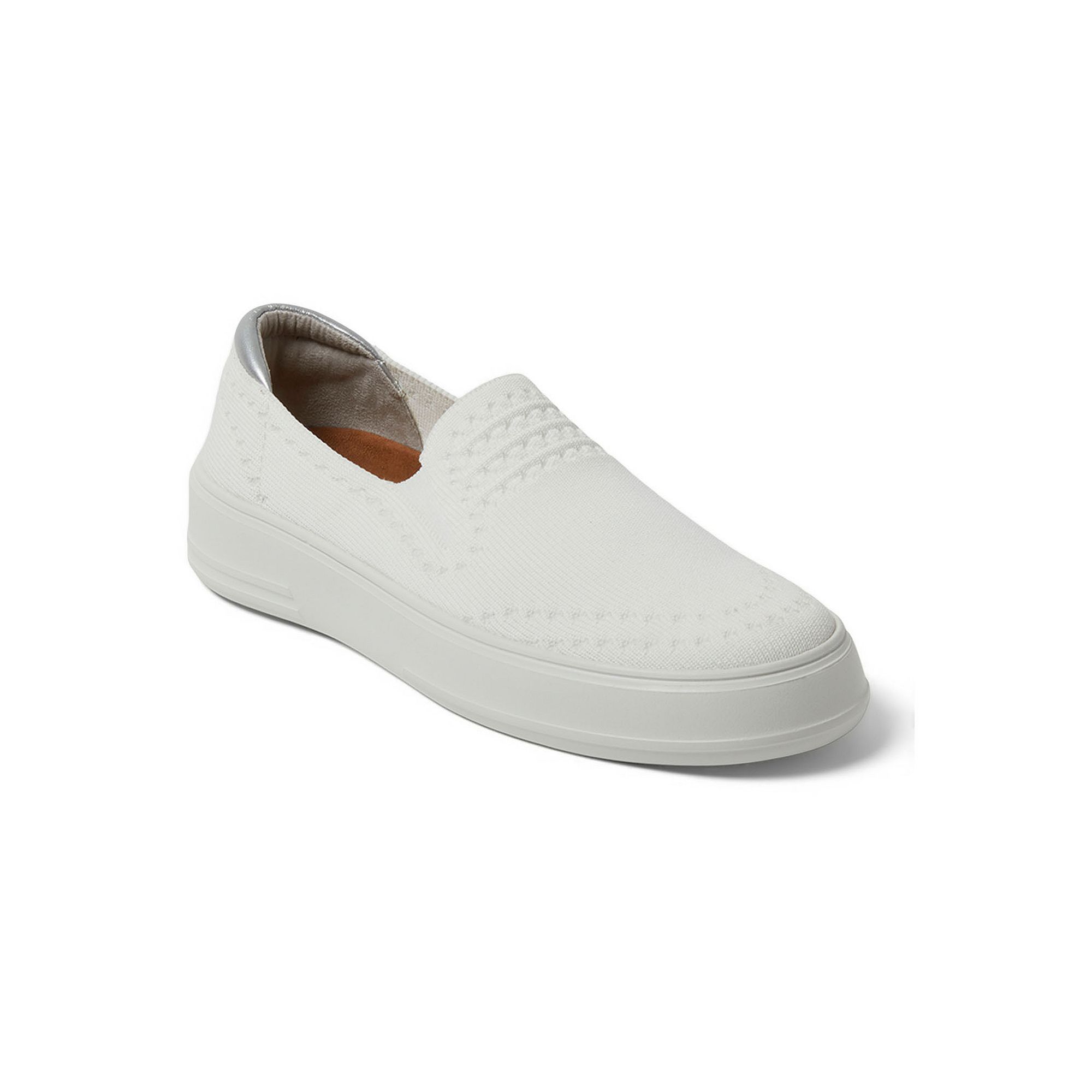 Original Comfort by Dearfoams Sophie Womens Slip-On Shoes, Size: 6, White 