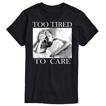 Men's Marilyn Monroe Too Tired Tee