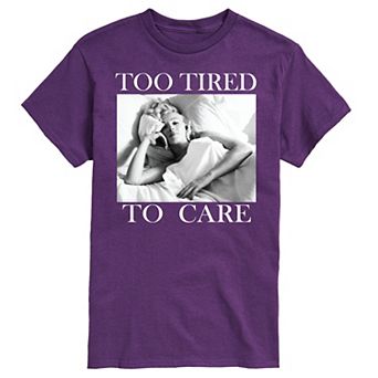 Men's Marilyn Monroe Too Tired Tee