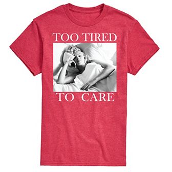 Men's Marilyn Monroe Too Tired Tee