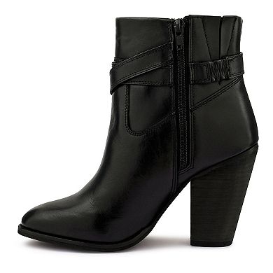 Rag & Co Cat Track Women's Leather Ankle Boots