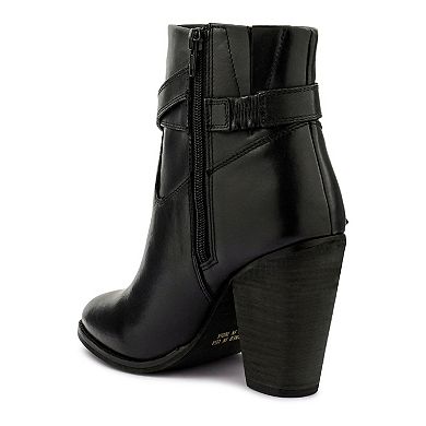 Rag & Co Cat Track Women's Leather Ankle Boots