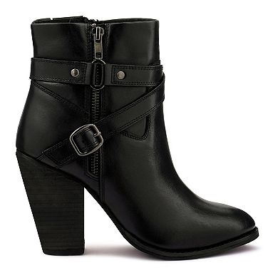 Rag & Co Cat Track Women's Leather Ankle Boots