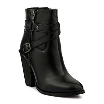 Rag & Co Cat Track Women's Leather Ankle Boots