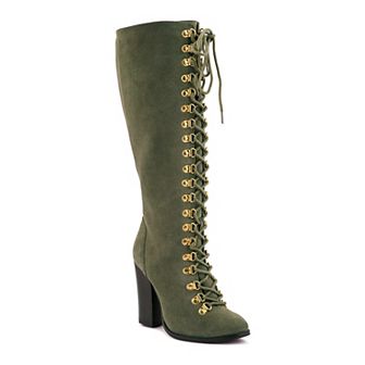 Rag & Co Sleet Slay Women's Suede Mid-Calf Boots