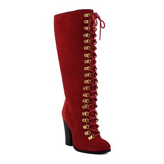 Rag & Co Sleet Slay Women's Suede Mid-Calf Boots