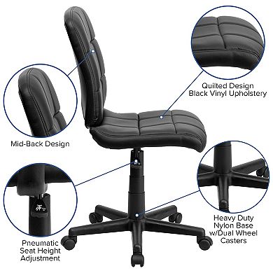 Flash Furniture Clayton Mid-Back Swivel Task Office Chair