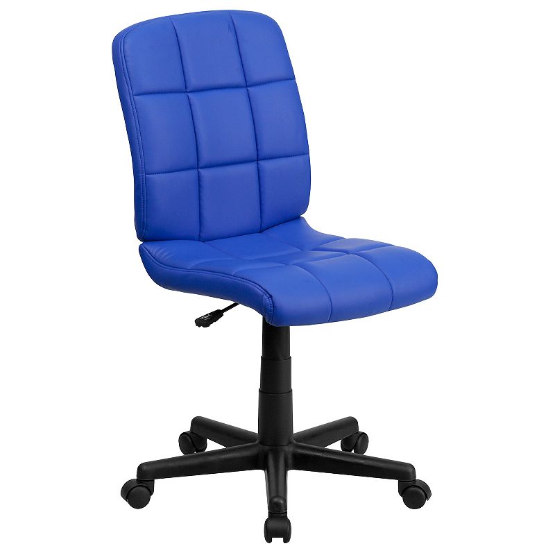 Flash Furniture Clayton Mid-Back Swivel Task Office Chair, Blue