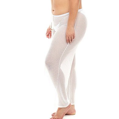 Plus Size Jordan Taylor Wide-Leg Swim Cover-Up Pants