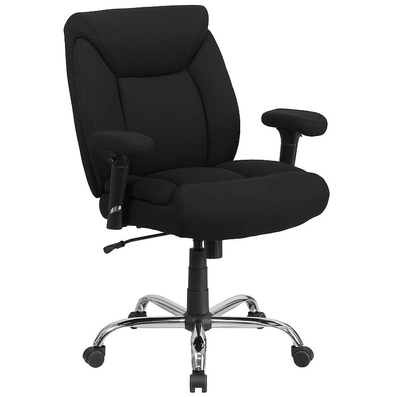Flash Furniture Hercules Series Big & Tall Swivel Task Office Chair, Black