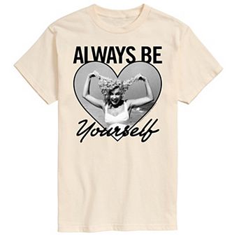 Men's Marilyn Monroe Always Be Yourself Tee