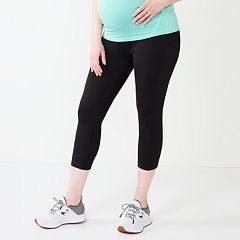 Cotton Crop Leggings With Pockets