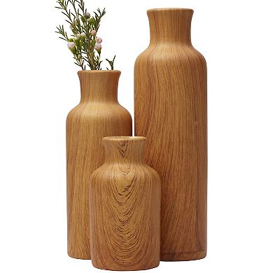 Scott Living Ceramic Decorative Vase Table Decor 3-piece Set