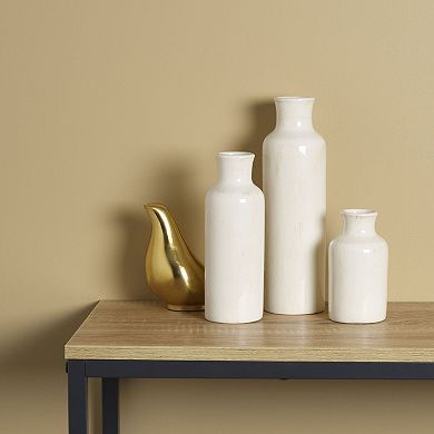 Scott Living Ceramic Decorative Vase Table Decor 3-piece Set