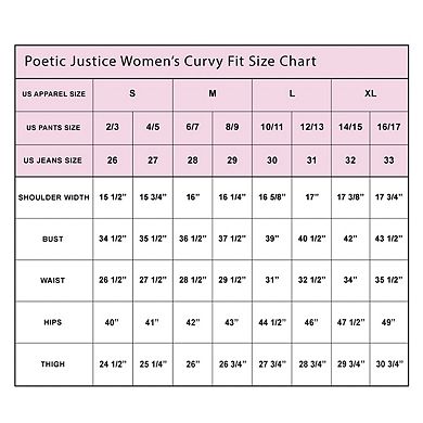 Poetic Justice Curvy Women's Chiffon V-Neck Drawstring Waist Pullover Top