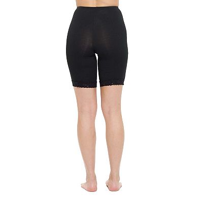 Womens Lux Cotton Anti Thigh Chafing Underwear Short 7"