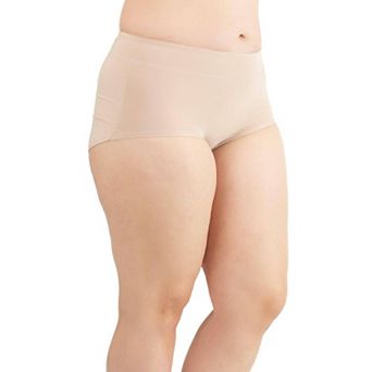 Plus Size Lux Cotton High Waist Boyshort Brief