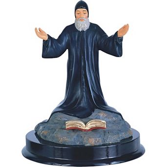 FC Design 5"H Saint Charbel Makhlouf Statue Holy Figurine Religious Decoration Holy Figurine Religious Decoration Home Room Decor