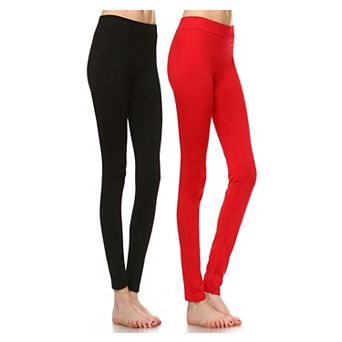 Pack of 2 Solid Leggings