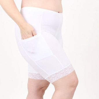 Moisture Wicking Shortlette Slipshort with Pockets 7"