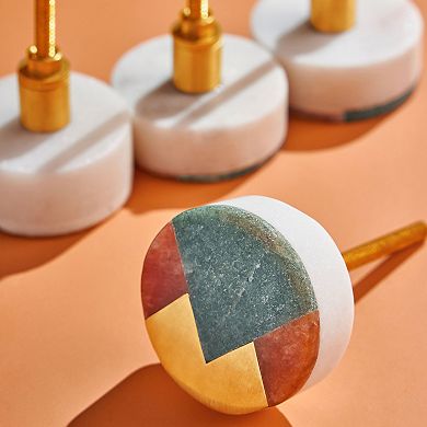 GAURI KOHLI Marble Knobs, Set of 4