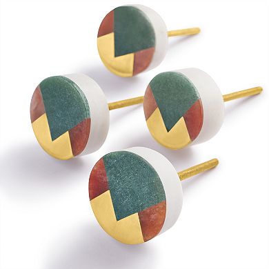 GAURI KOHLI Marble Knobs, Set of 4
