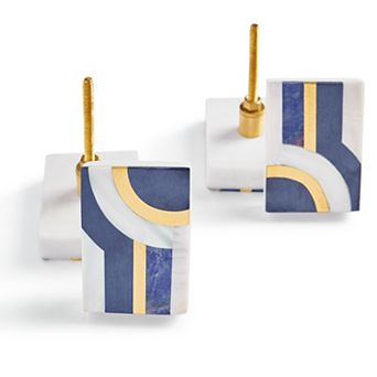 GAURI KOHLI Marble Knobs, Set of 4