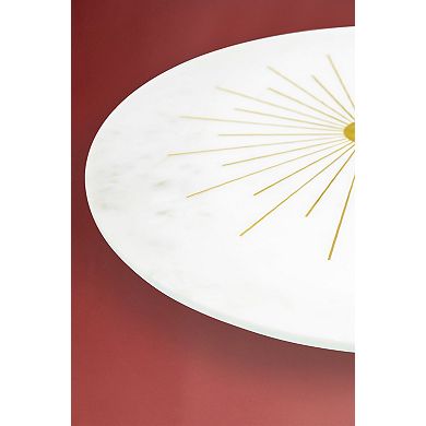 Sunshine Marble Lazy Susan - 16"