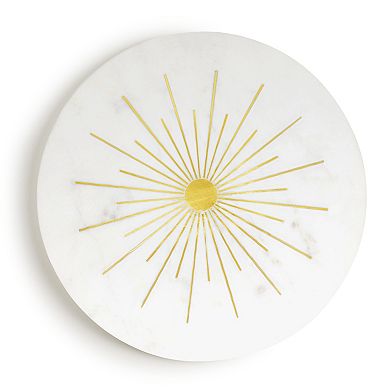 Sunshine Marble Lazy Susan - 16"