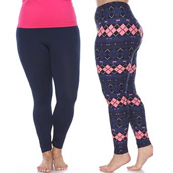 Plus Size Pack of 2 Leggings