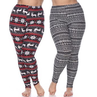 Plus Size Pack of 2 Leggings