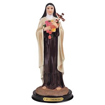 FC Design 12"H Saint Teresa Statue Saint Teresa of Avila Holy Figurine Religious Decoration Sculpture Home Room Decor