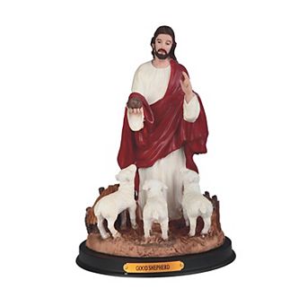 FC Design 9"H Good Shepherd Statue Holy Figurine Religious Decoration Home Room Decor