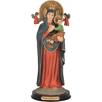 FC Design 12"H Our Lady of Perpetual Help Statue Our Lady of Perpetual Succour Holy Figurine Religious Decoration Sculpture Home Room Decor
