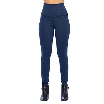High Waist Yoga Pant Legging (Navy, 3X Plus Size)