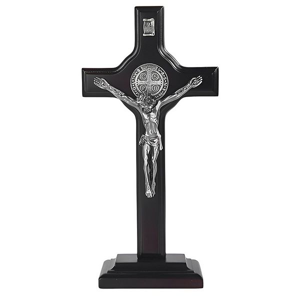 FC Design Jesus Nailed On The Cross 10"H Black Wall Cross Crucifix Holy