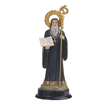 FC Design 5"H St Saint San Benito Abad Statue Holy Figurine Religious Decoration Home Room Decor