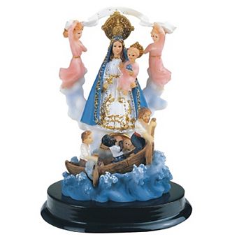 FC Design 5"H Our Lady of Charity Statue Our Lady of El Cobre Holy Figurine Religious Decoration Home Room Decor